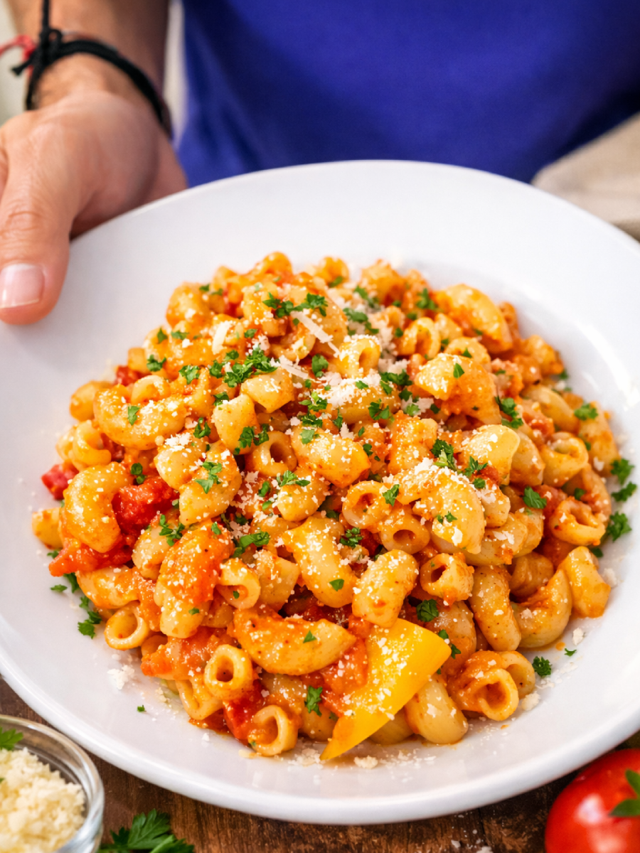 Creamy Roasted Red & Yellow Pepper Sauce&nbsp;Pasta