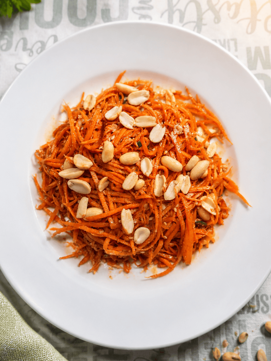 Korean Carrot Salad – Crunchy, Tangy & Full of&nbsp;Flavours