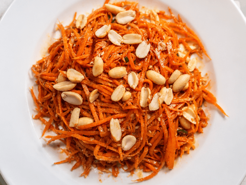 Korean Carrot Salad – Crunchy, Tangy & Full of&nbsp;Flavours